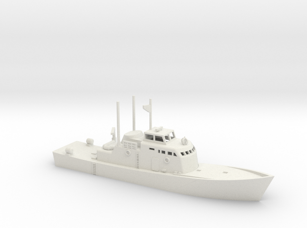 1/144 Scale RNZN Lake Class Patrol Boat ca1980 in White Natural Versatile Plastic