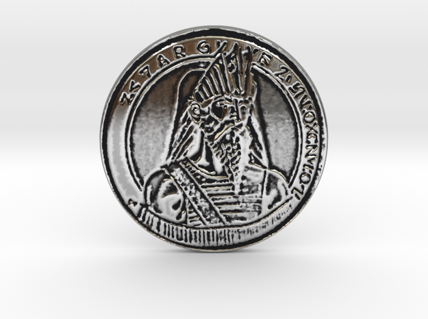 Lord Zeus 2023 Barter & Trade Coin III Small in Antique Silver