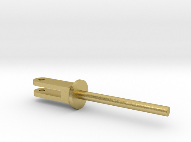 1:8 Scale Brake Clevis in Natural Brass