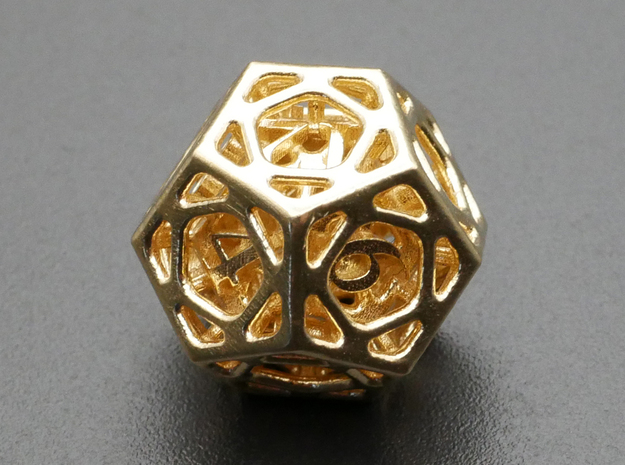 Cage d12 Mini in Natural Brass