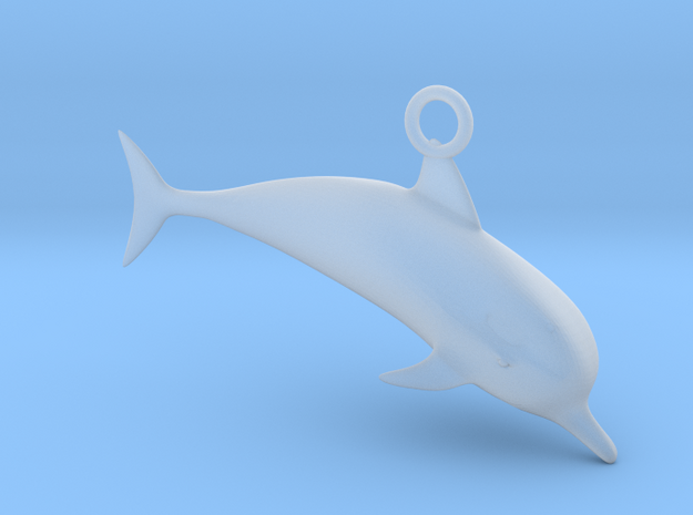 dolphin pendant in Tan Fine Detail Plastic