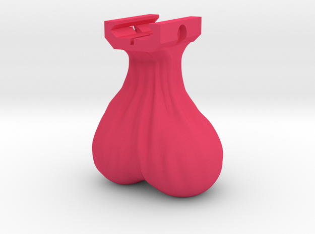 Tactical Sack Foregrip for Picatinny / Weaver Rail in Pink Processed Versatile Plastic