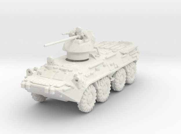 BTR-80A (late) 1/144 in White Natural Versatile Plastic