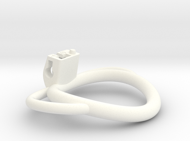 Cherry Keeper Ring G2 - 49mm -4° Handles in White Processed Versatile Plastic