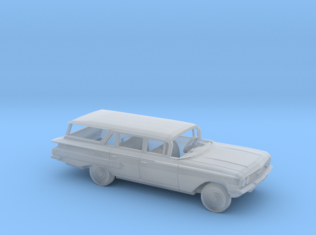 1/160 1960 Chevrolet Biscayne Station Wagon Kit in Smooth Fine Detail Plastic