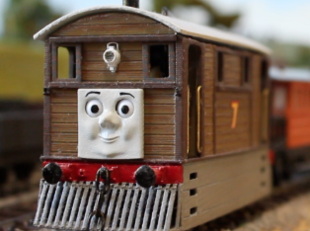 Toby the Tram Engine OO/HO Body Shell in Tan Fine Detail Plastic