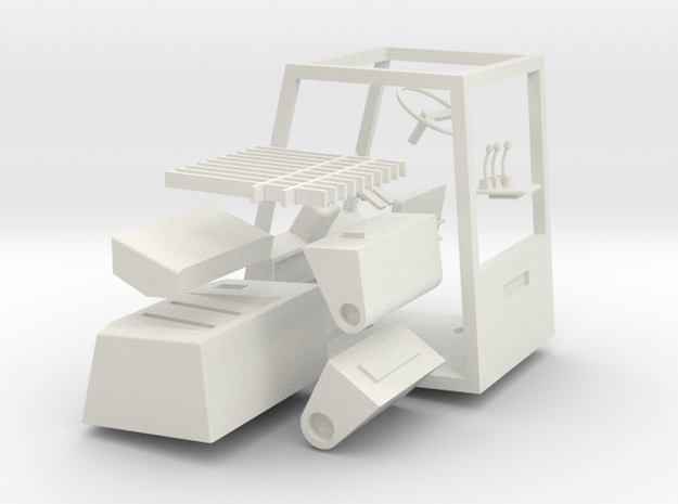 56a to 56j-YALE forklift 1-16 in White Natural Versatile Plastic