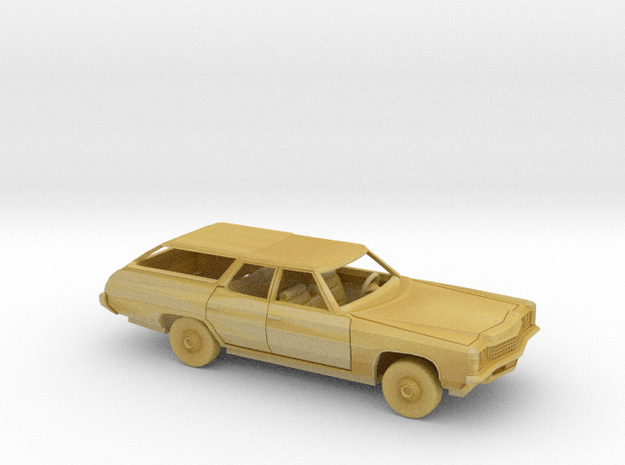 1/87 1971 Chevrolet Impala Station Wagon Kit in Tan Fine Detail Plastic