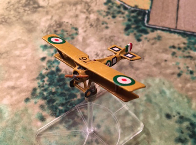 Hanriot HD.1 (centered Vickers, various scales) in White Natural Versatile Plastic: 1:144