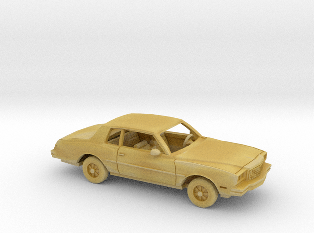 1/160 1980-84 Chevrolet Monte Carlo Kit in Tan Fine Detail Plastic