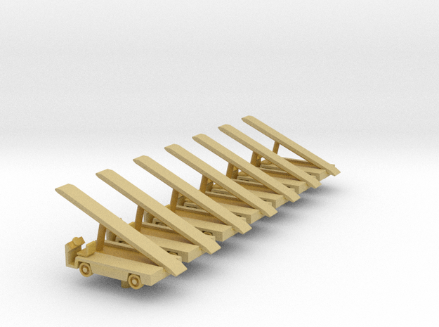 1:400 TugTech 660E Belt Loader Widebody up 7pc in Tan Fine Detail Plastic