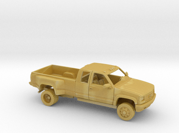 1/87 1990-98 GMC Sierra Ext Cab Dually Bed Kit in Tan Fine Detail Plastic