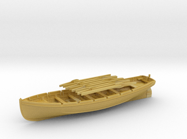 1/200 IJN 11m Cutter w. Paddles in Tan Fine Detail Plastic