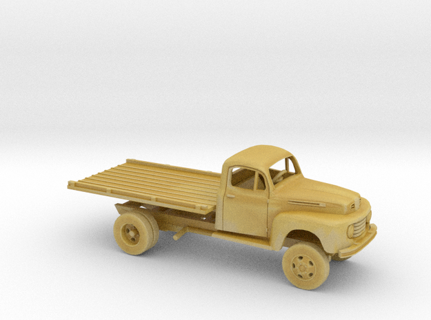 1/87 1948-50 Ford F-Series Flatbed Kit in Tan Fine Detail Plastic