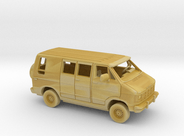 1/43 1980-90 Dodge Custom Van Kit in Tan Fine Detail Plastic