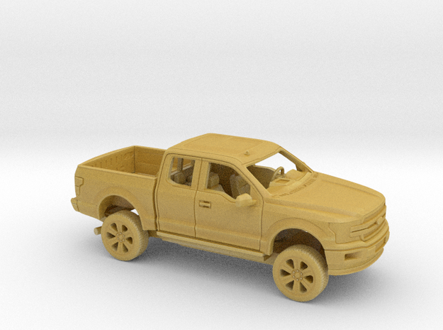1/160 2019 Ford F150 Ext Cab Short Bed Kit in Tan Fine Detail Plastic