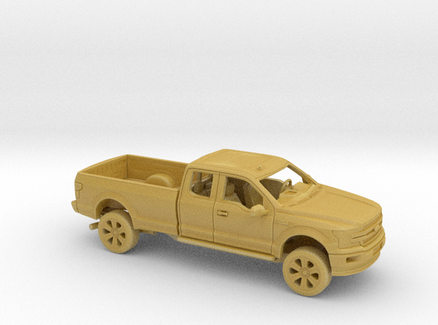1/87 2019 Ford F150 Ext Cab Long Bed Kit in Tan Fine Detail Plastic