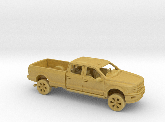 1/87 2019 Ford F150 Crew Cab Long Bed Kit in Tan Fine Detail Plastic