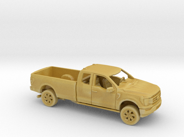 1/87 2021 Ford F150 Extended Cab Long Bed Kit in Tan Fine Detail Plastic