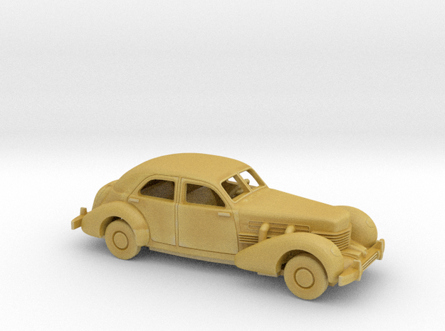 1/160 1935 Cord 812 Sedan Kit in Tan Fine Detail Plastic