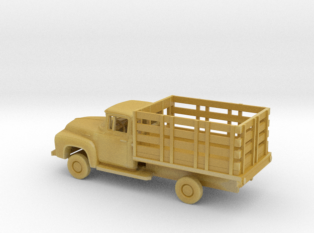 1/160 1956 Ford F100 Stakebed Kit in Tan Fine Detail Plastic