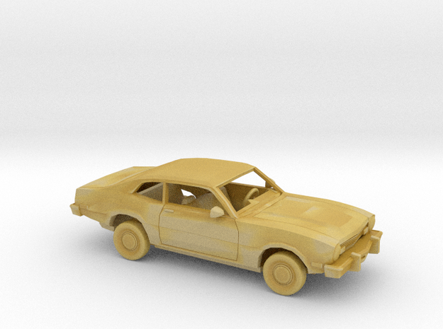 1/87 1974-75 Ford Maverick Coupe Kit in Tan Fine Detail Plastic