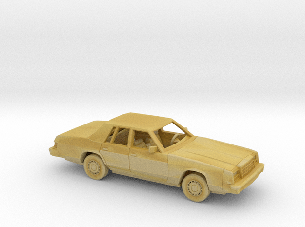 1/160 1979-81 Plymouth Grand Fury Kit in Tan Fine Detail Plastic