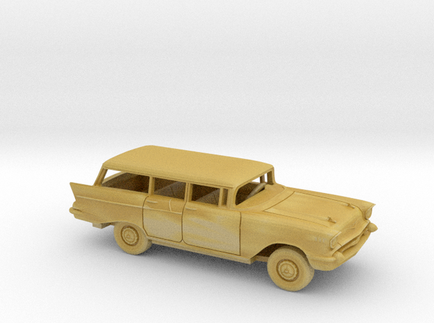 1/87 1957 Chevrolet One Fifty Station Wagon Kit in Tan Fine Detail Plastic
