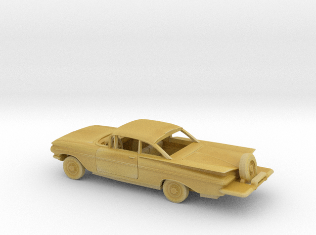 1/160 1959 Chevrolet Impala Coupe wContinental Kit in Tan Fine Detail Plastic
