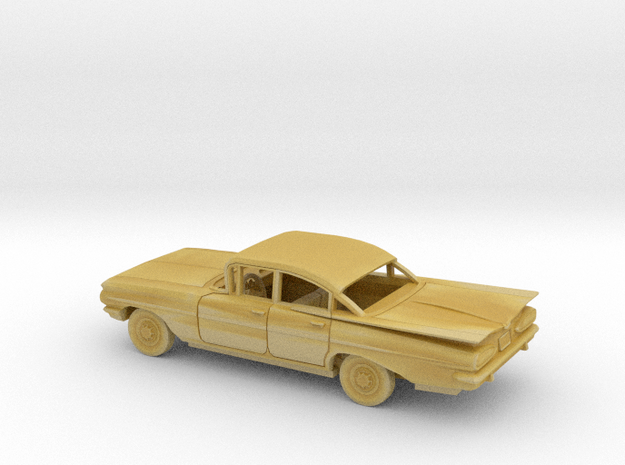 1/160 1959 Chevrolet Impala Sedan Kit in Tan Fine Detail Plastic