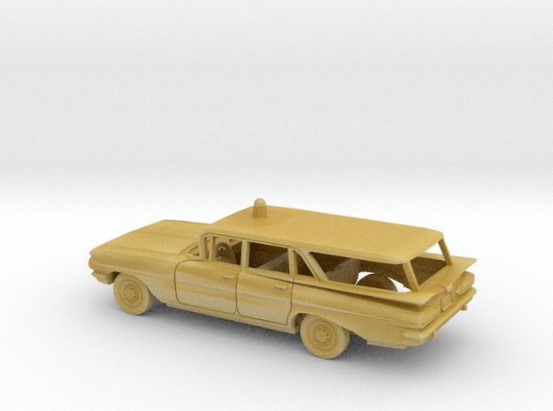 1/160 1959 Chevrolet Impala Fire Chief Wagon Kit in Tan Fine Detail Plastic