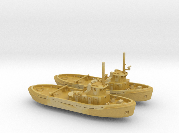 051C Project 498 Tug 1/700 Set of 2 in Tan Fine Detail Plastic
