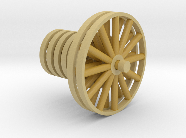 Stephenson Rocket Wheels - Nscale in Tan Fine Detail Plastic