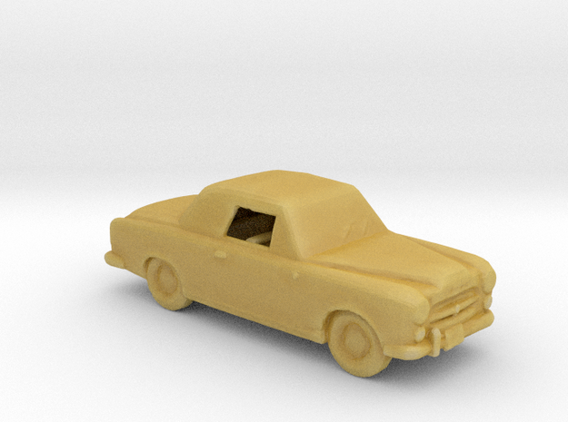 1960 Peugeot 403 (Columbo) 1:160 scale in Tan Fine Detail Plastic