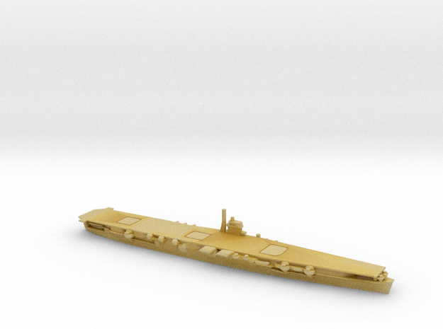 Japanese Aircraft Carrier Hiryu in Tan Fine Detail Plastic