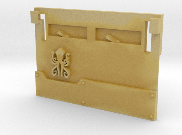 Krakens Metal Box APC front #1 in Tan Fine Detail Plastic