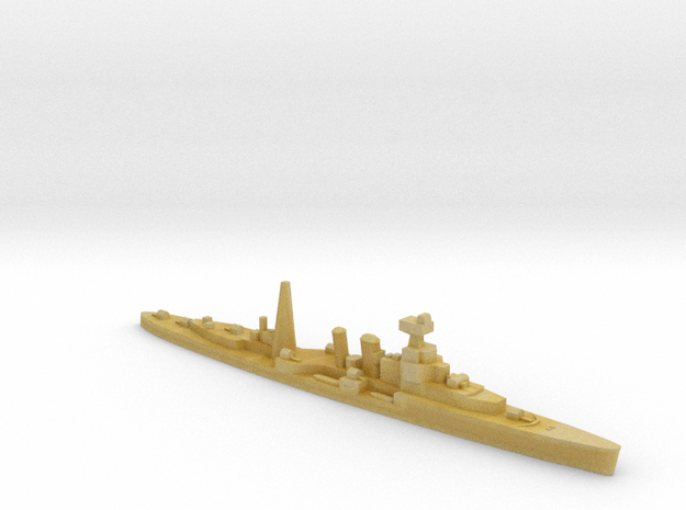 HMS Coventry (masts) 1:1250 WW2 naval cruiser in Tan Fine Detail Plastic