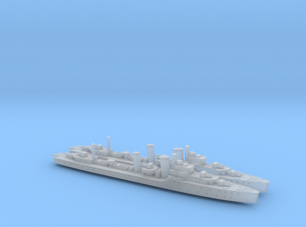 HMS Faulknor x2 1/2400 in Clear Ultra Fine Detail Plastic