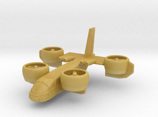 1/285 (6mm) Bell X-22 (take-off mode) in Tan Fine Detail Plastic