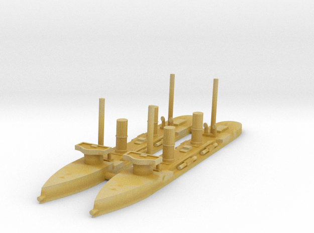 1/1250 Espora Class Torpedo Gunboats  in Tan Fine Detail Plastic