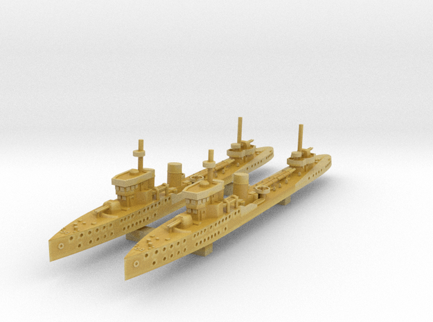 1/1250 Psilander Class Destroyer x2 in Tan Fine Detail Plastic