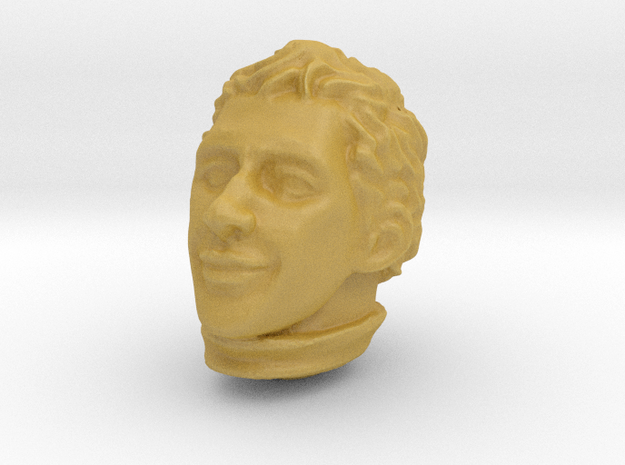 1/10 Senna Head Sculpt in Tan Fine Detail Plastic
