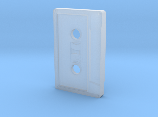 1/6 Scale Cassette Tape in Clear Ultra Fine Detail Plastic