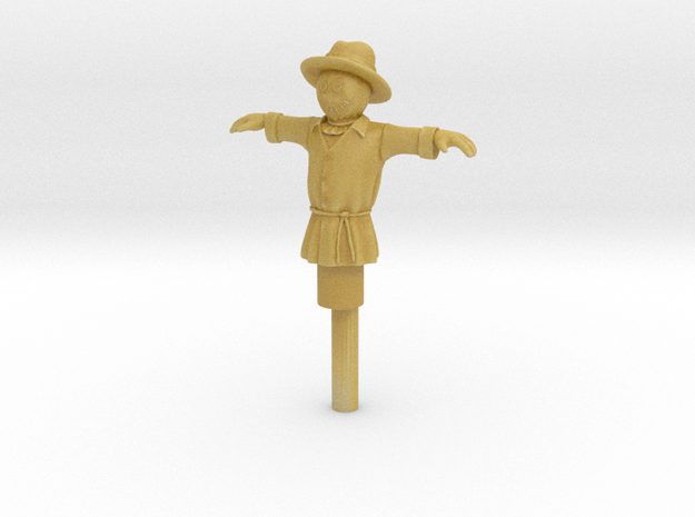 HO Scale Scarecrow in Tan Fine Detail Plastic