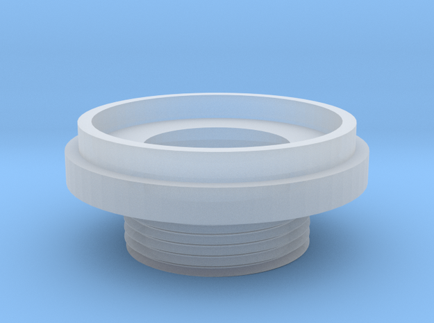 N Battery holder - cap in Clear Ultra Fine Detail Plastic