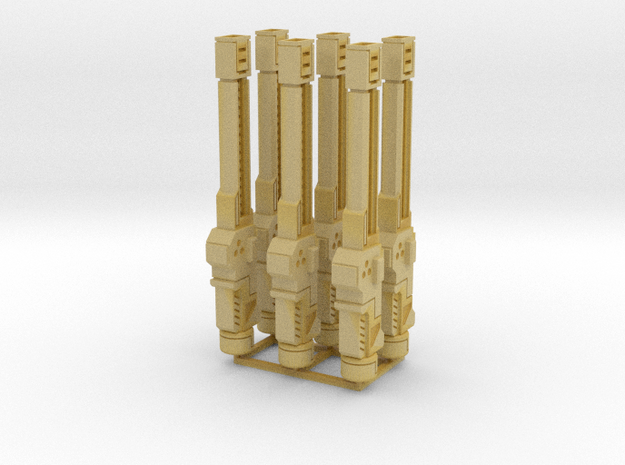 Light Rail Rifles in Tan Fine Detail Plastic
