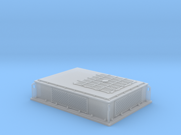 Rooftop-Mounted Air Conditioner Unit (G-scale) in Clear Ultra Fine Detail Plastic