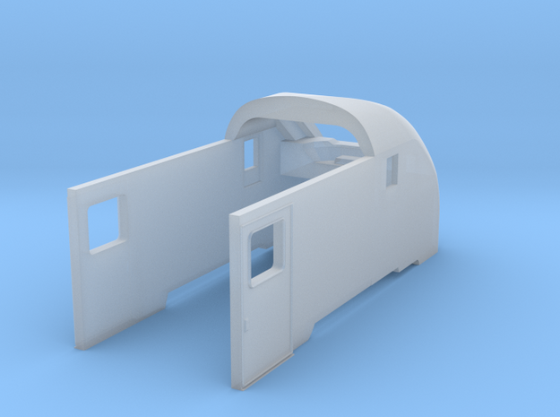 [N-1/160] Bloc cabine b5uxh [Base 3D Mike Harvey] in Clear Ultra Fine Detail Plastic