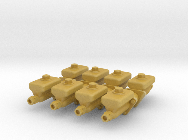 1940 Ford Master Cylinders x8 in Tan Fine Detail Plastic