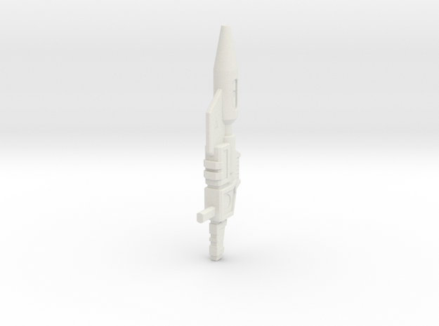 Springer gun in White Natural Versatile Plastic